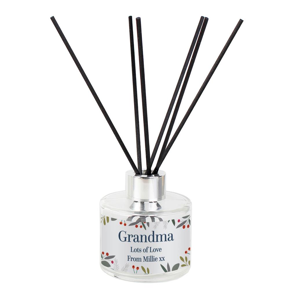 Personalised Festive Christmas Reed Diffuser £13.49